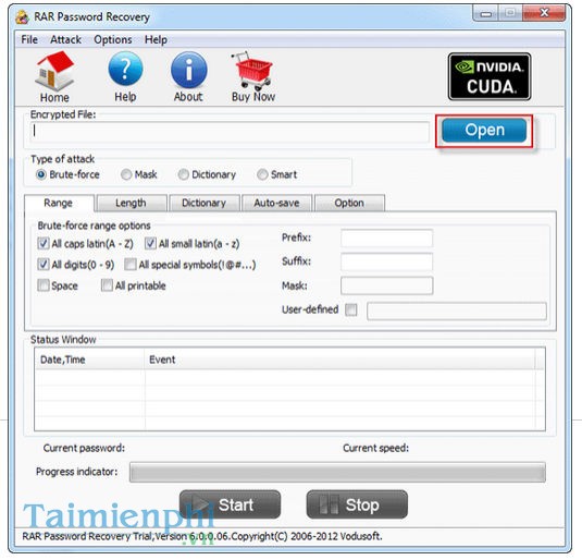 Vodusoft RAR Password Recovery