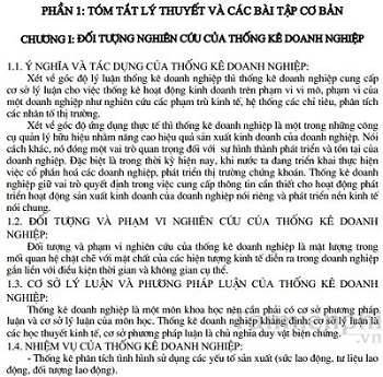 bai tap thong ke trong doanh nghiep