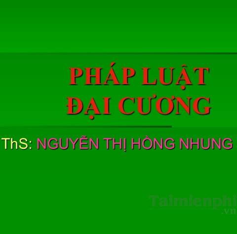 giáo trình pháp luật đại cương giao trinh phap luat dai cuong