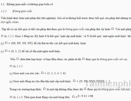 giao trinh xac suat thong ke