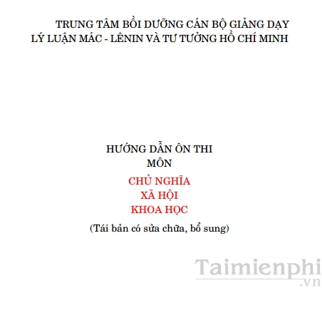 on thi mon chu nghia xa hoi kho hoc