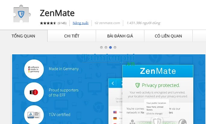 ZenMate for Google Chrome