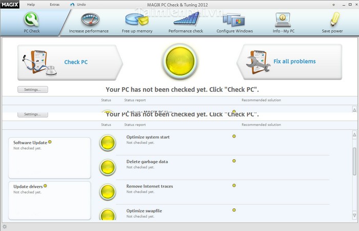 Magix PC Check Tuning