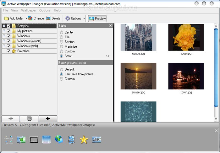 Active Wallpaper Changer