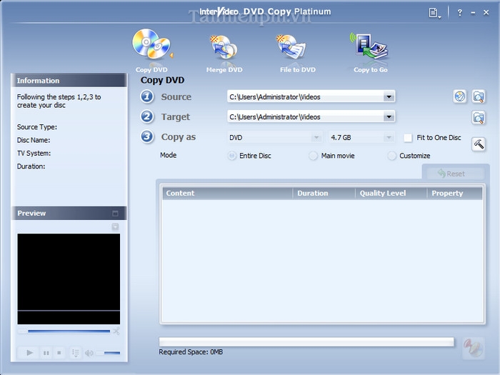 InterVideo DVD Copy Platinum