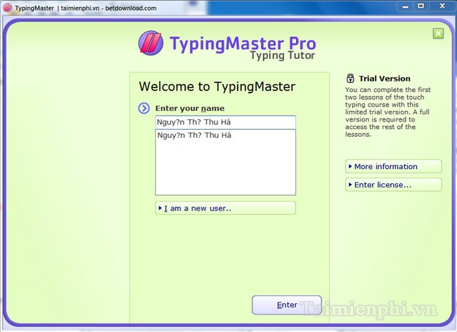 Typing Trainer