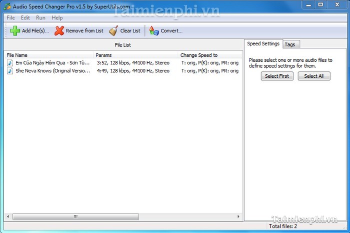 Audio Speed Changer Pro Portable