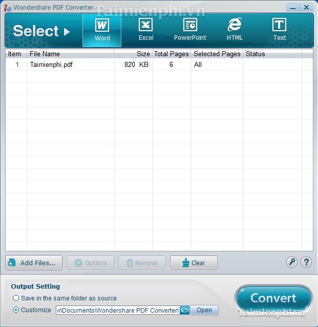 download Wondershare PDF Converter