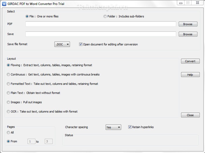 Girdac PDF to Word Converter Pro