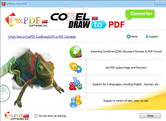 FoxPDF CDR to PDF Converter
