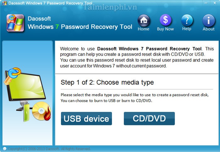 Windows 7 Password Recovery Tool