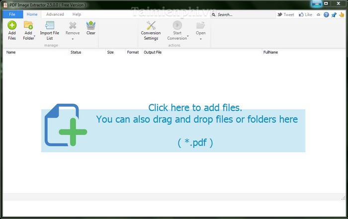 Free PDF Image Extractor