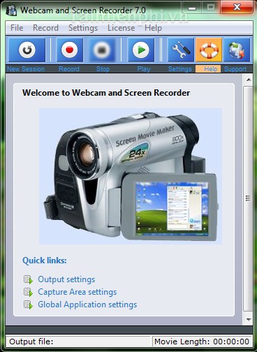 Webcam and Screen Recorder