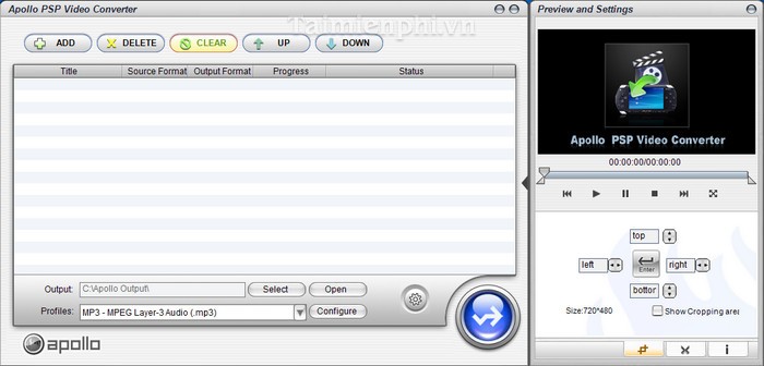 Apollo PSP Video Converter