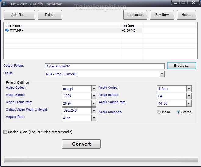 Fast Video Audio Converter