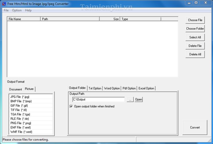 Free Htm Html to Image Jpg Jpeg Converter