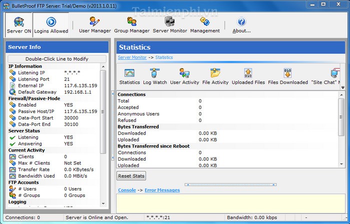 BulletProofFTP Server