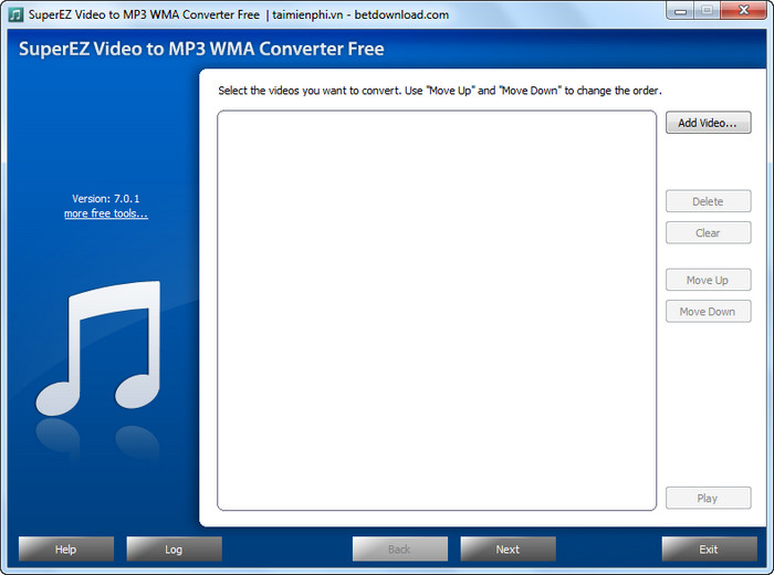Super EZ Video to Mp3 Wma Converter
