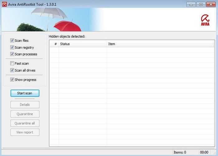 Avira AntiRootkit Tool