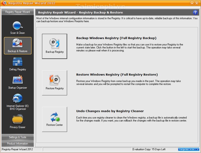 Registry Repair Wizard 2012