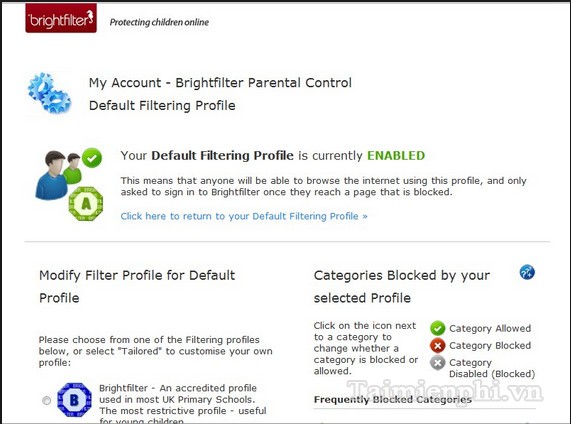 Brightfilter Parental Control 2009