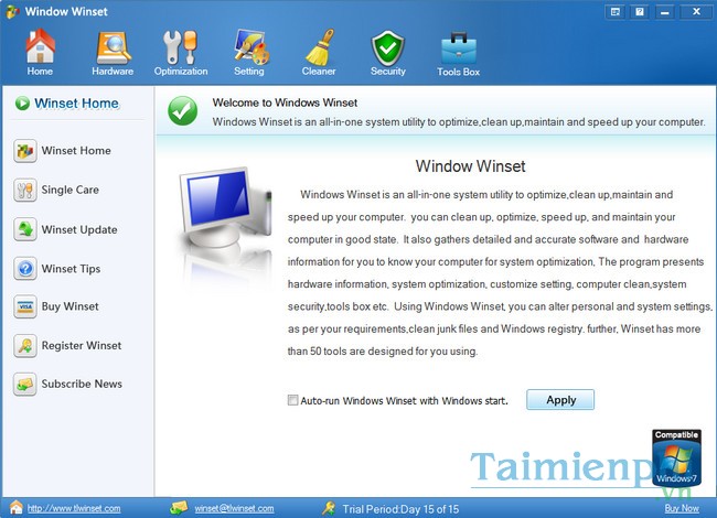 Windows Winset