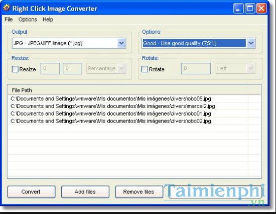 Right Click Image Converter