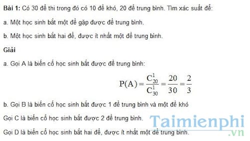 bai tap xac suat thong ke 1