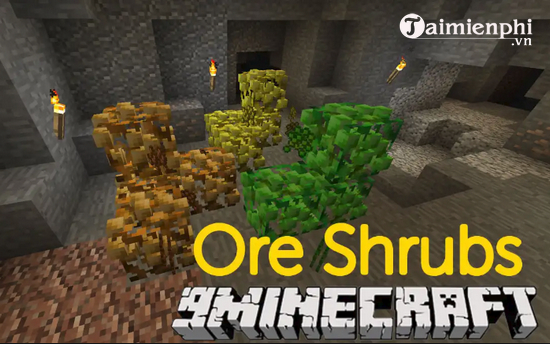 ore shrubs mod