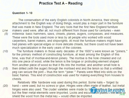 bai tap luyen ky nang doc tieng anh