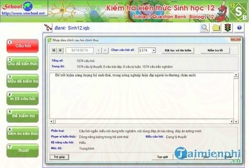 kiem tra kien thuc sinh hoc 12