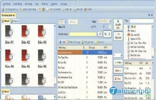 phan mem quan ly quan cafe quan an quan nhau topcarecafe