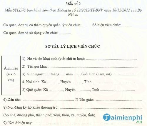 so yeu ly lich vien chuc