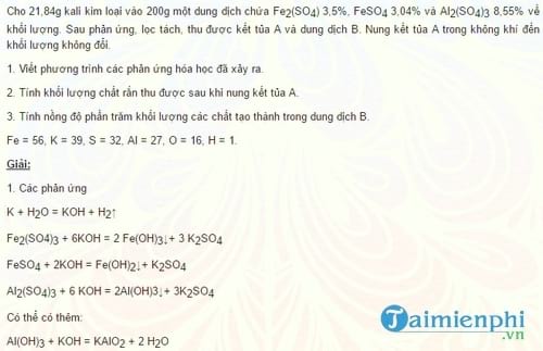 cac bai on thi dai hoc mon hoa