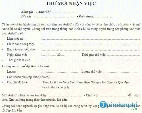mau thu moi nhan viec