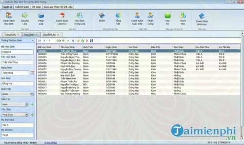 phan mem quan ly hoc sinh thpt 2011