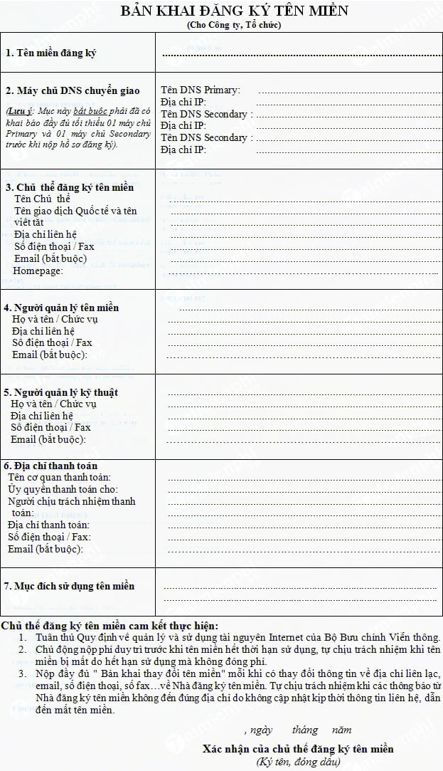 ban to khai dang ky ten mien