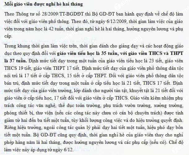 che do nghi phep cua giao vien cac cap