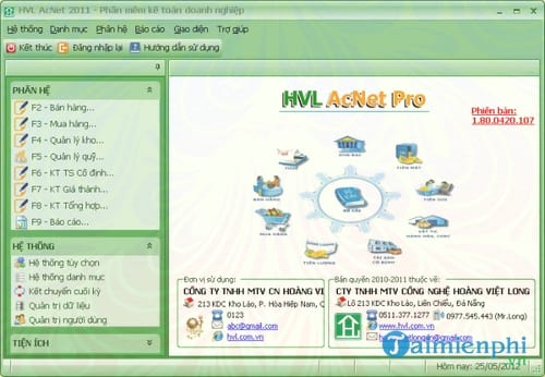 phan mem ke toan doanh nghiep hvl acnet