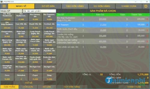 phan mem quan ly quan cafe l pos