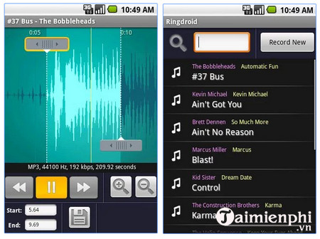 ringdroid cho android