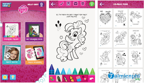 my little pony coloring book