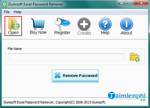 isumsoft excel password remover