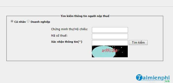 tra cuu ma so thue online