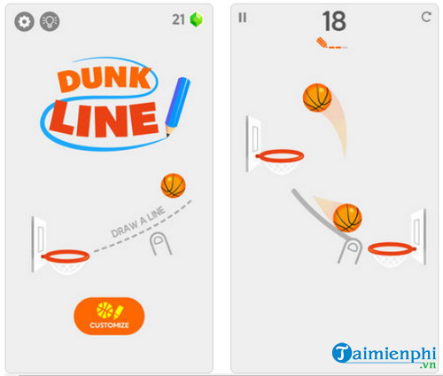 dunk line