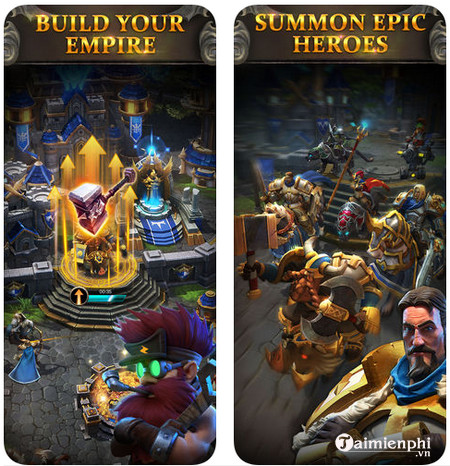 immortal warriors cho iphone