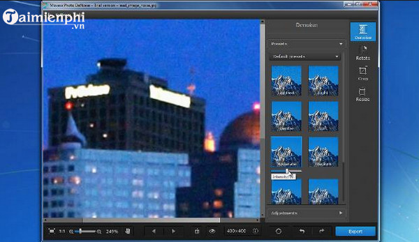 movavi photo denoise cho mac