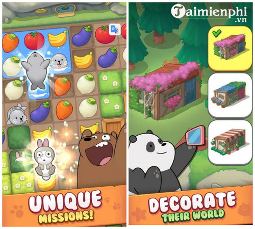 we bare bears match3 repairs