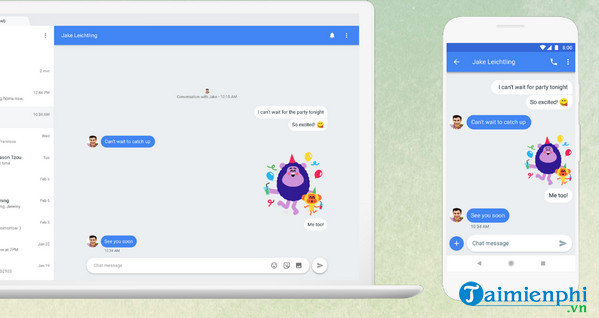 android messages for web