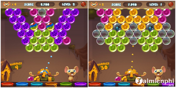 bubble shooter kitty